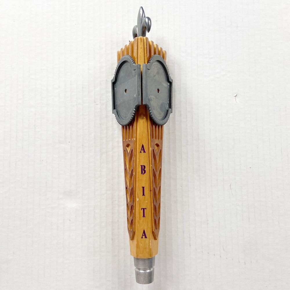 Beer Tap Handle Abita Brewing Company Wood Keg‎ Pull Louisiana Home Bar Gift